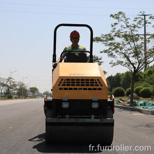 Roulement à double tambour sur rouleau vibrant tandem rouleau vibrant Smooth Drum Road Roller FYL-900